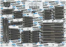 DS M-Eight Engine Bolt Set Knurled Black Chrome