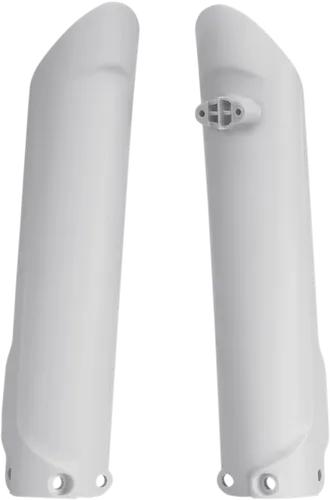 Acerbis White Lower Fork Cover Protector Guard Set