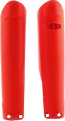 Acerbis Red Lower Fork Cover Protector Guard Set