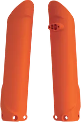 Acerbis Orange Lower Fork Cover Protector Guard Set