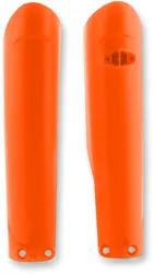 Acerbis Orange 16 Lower Fork Cover Protector Guard Set