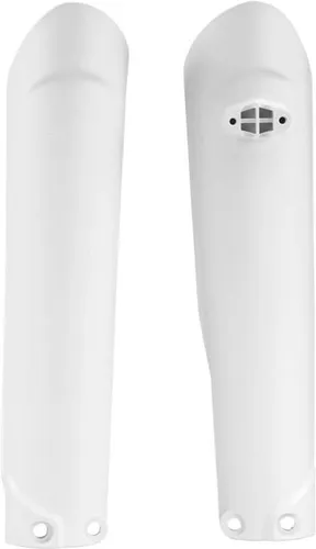 Acerbis White 20 Lower Fork Cover Protector Guard Set