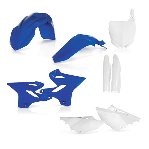 Acerbis Complete Plastic Fender Body Kit OE Blue White 3
