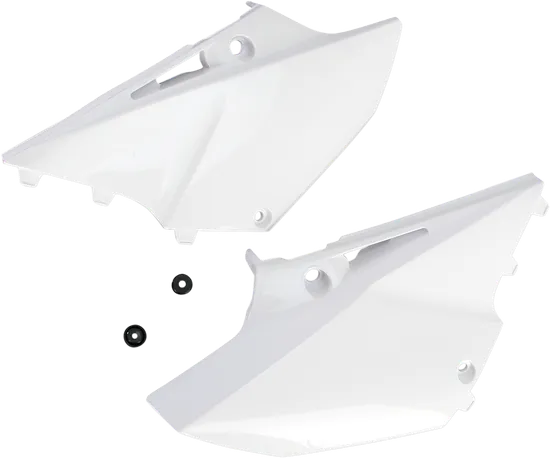 Acerbis Side Panel Number Plates White Yamaha YZ125 YZ250