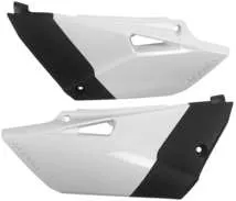 Acerbis Plastic Side Panels White Black
