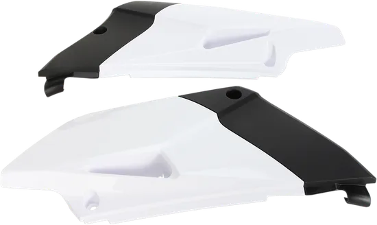 Acerbis Plastic Side Panels White Black