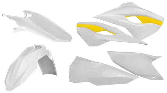 Acerbis Plastic Fender Body Kit OE White Yellow