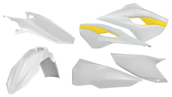 Acerbis Plastic Fender Body Kit White Blue Yellow