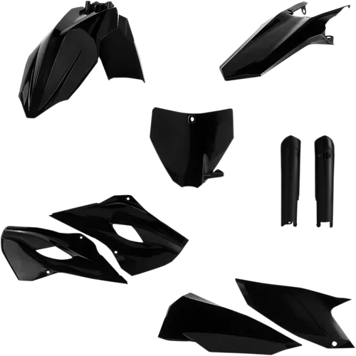 Acerbis Complete Plastic Fender Body Kit Black