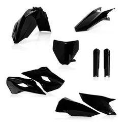 Acerbis Complete Plastic Fender Body Kit Black