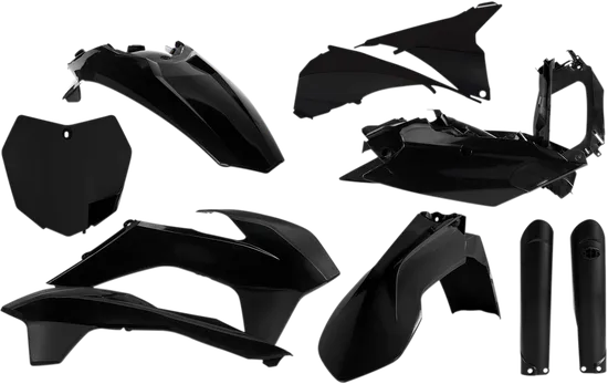 Acerbis Complete Plastic Fender Body Kit Black