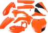 Acerbis Complete Plastic Fender Body Kit Orange/Black