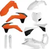 Acerbis Complete Plastic Fender Body Kit OE Orange/White/Black