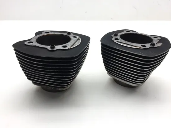 Front Rear Cylinder Jug Set 2008 Harley-Davidson Softail Custom FXSTC 2559