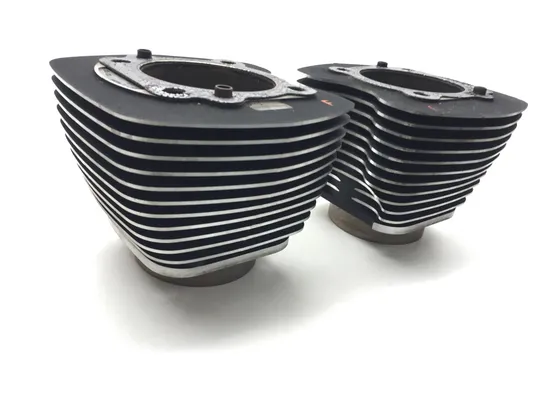 Front Rear Cylinder Jug Set 2008 Harley-Davidson Softail Custom FXSTC 2559