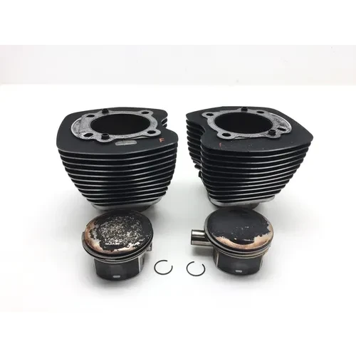 Front Rear Cylinder Jug Set 2008 Harley-Davidson Softail Custom FXSTC 2559 3