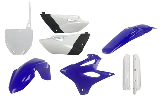 Acerbis Complete Plastic Fender Body Kit OE Blue/White 4