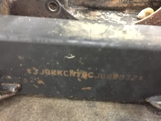 Frame Chassis 2012 Can Am Commander 800R 4x4 XT EFI 2552A