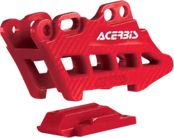 Acerbis Complete Chain Guide Block Guard Red