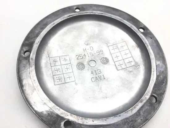 Primary Clutch Derby Inspection Cover 01 Harley Softail Standard FXSTI 2568 x