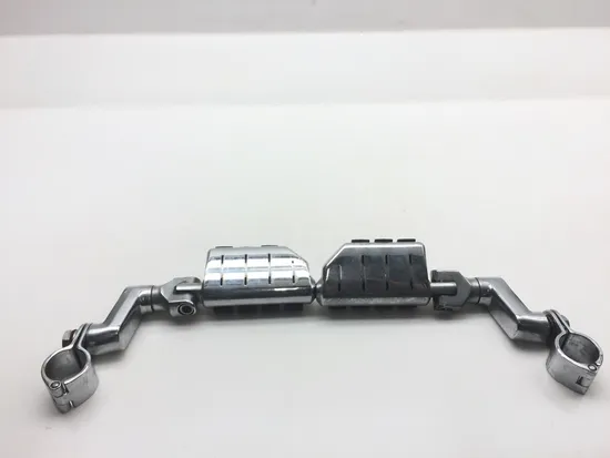 Left Right Set Passenger Peg Bracket 01 Harley Softail Standard EFI FXSTI 2568