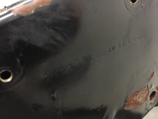 Main Frame Chassis CLN Ready To Go 1988 Harley Electra Glide Sport FLHS 2569 x