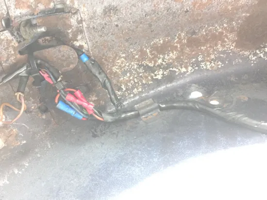 Rear Fender Fairing Tire Hugger 1988 Harley Electra Glide Sport FLHS 2569 x