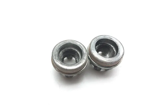 Front Wheel Hub Spindle Castle Nuts 2002 Kawasaki Prairie 650 KVF650A 4x4 2573