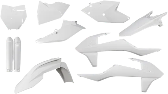 Acerbis Complete Plastic Fender Body Kit White