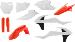 Acerbis Complete Plastic Fender Body Kit OE Orange/Black/White