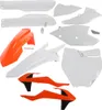 Acerbis Complete Plastic Fender Body Kit OE Orange/White/Black