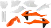Acerbis Complete Plastic Fender Body Kit OE Orange/White/Black