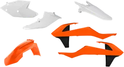 Acerbis Plastic Fender Body Kit Orange White Black