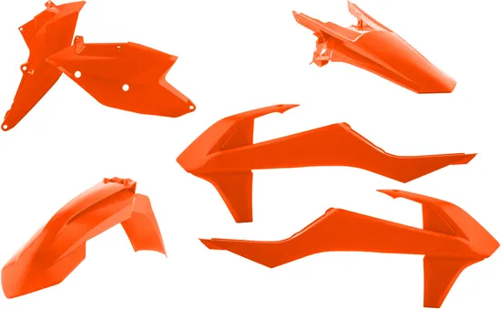 Acerbis Plastic Fender Body Kit Orange