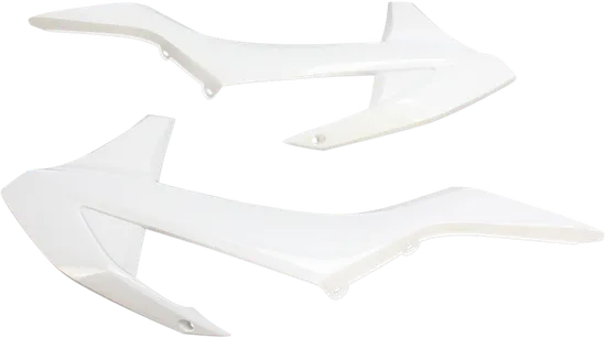 Acerbis Left Right Radiator Shrouds White