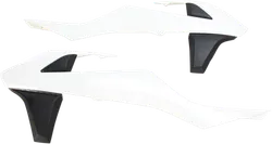 Acerbis Left Right Radiator Shrouds White Black