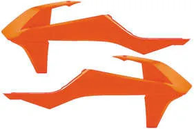 Acerbis Left Right Radiator Shrouds Orange
