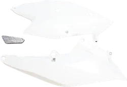 Acerbis Side Panel Number Plates White