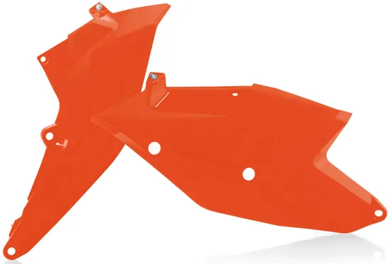 Acerbis Side Panel Number Plates Flo Orange