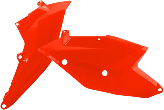Acerbis Side Panel Number Plates Flo Orange