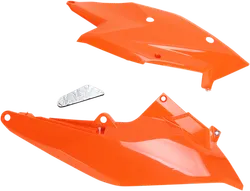 Acerbis Side Panel Number Plates Orange