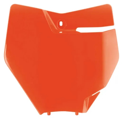 Acerbis Fluorescent Orange Front Number Plate