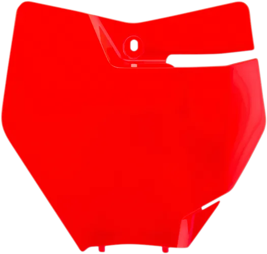 Acerbis Fluorescent Orange Front Number Plate