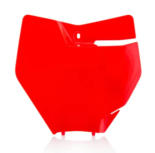 Acerbis Fluorescent Orange Front Number Plate