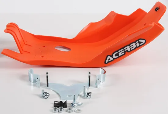 Acerbis Polypropylene Chassis Belly Skid Plate Orange