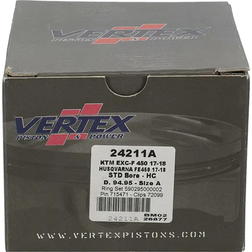 Vertex HC Forged Piston Kit 94.95mm 12.8:1