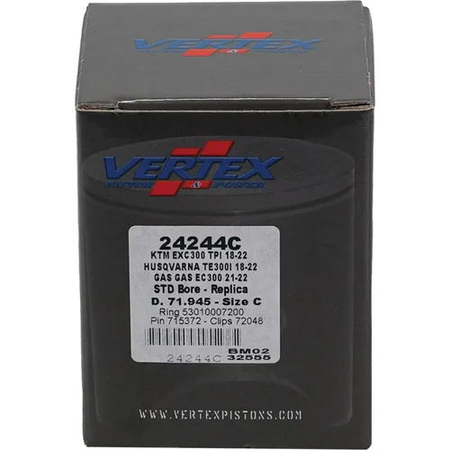 Vertex Cast Replica Piston Kit 71.945mm