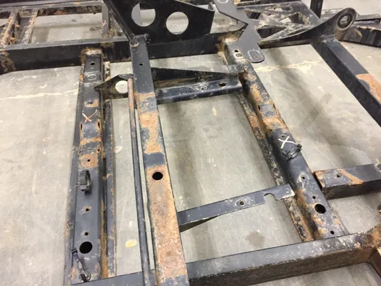 Frame Chassis CLN Ready To Go 2010 Polaris RZR 800 EFI EPS 2579 x