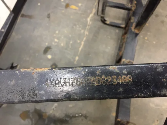 Frame Chassis CLN Ready To Go 2010 Polaris RZR 800 EFI EPS 2579 x