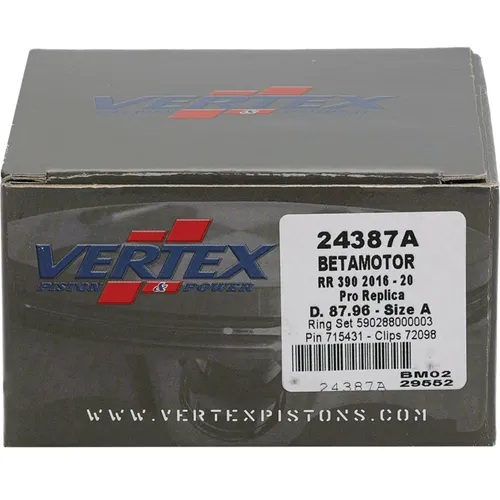 Vertex Forged Piston Kit 87.96mm 12.48:1